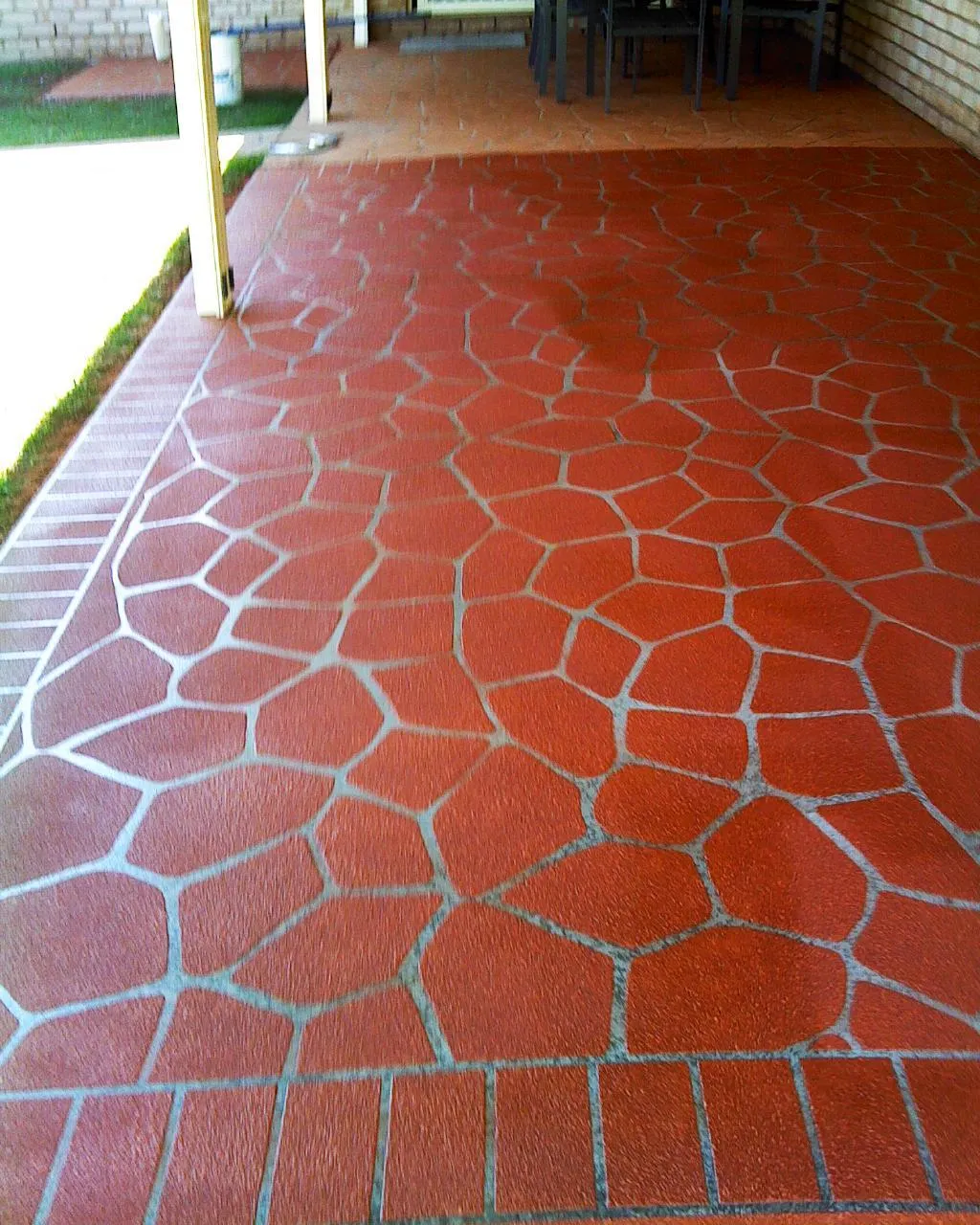 Spray crete brown floor Toowoomba